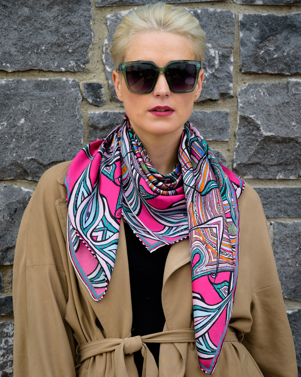 Irish Silk Scarf Designer – Rita White