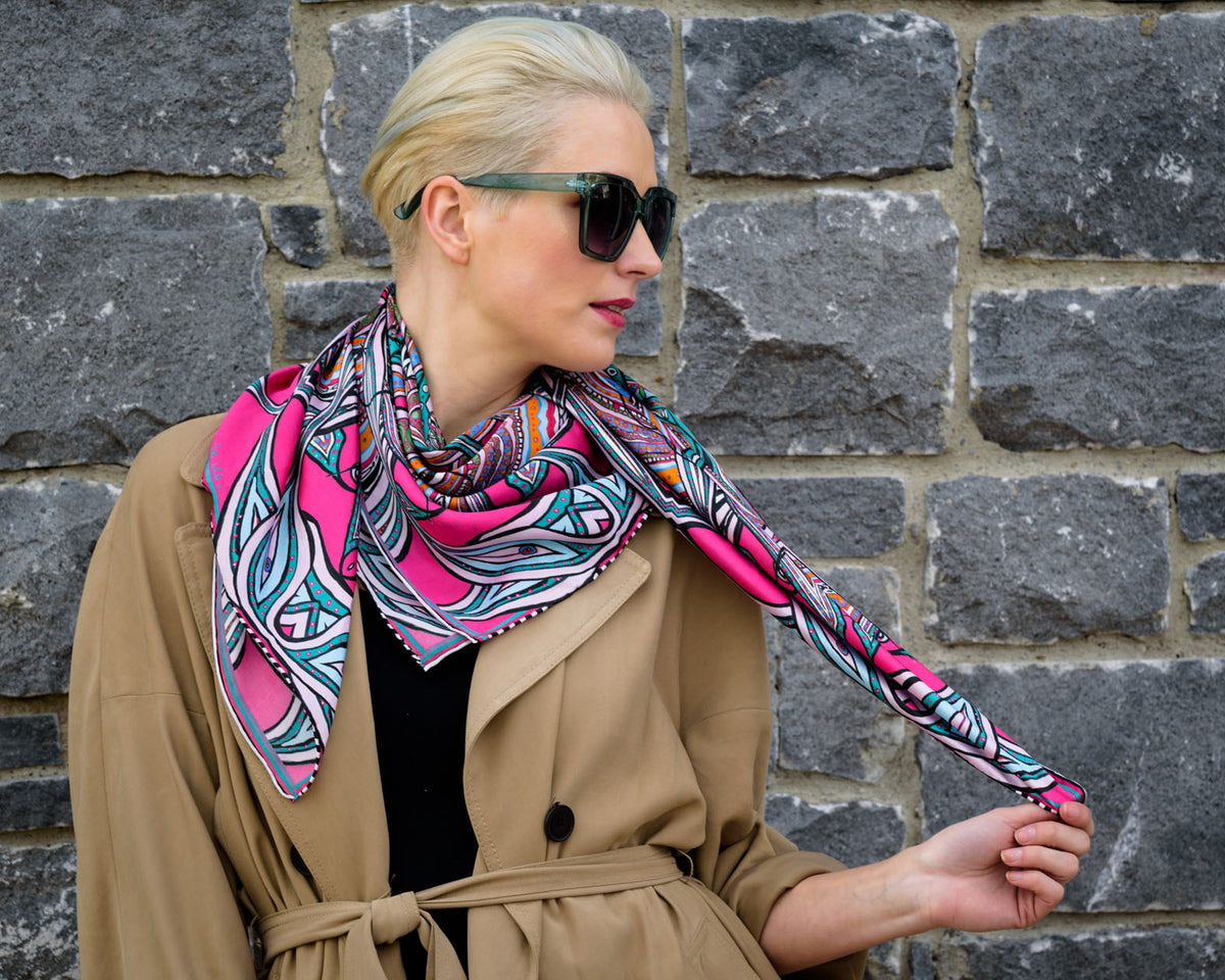 Irish Silk Scarf Designer – Rita White