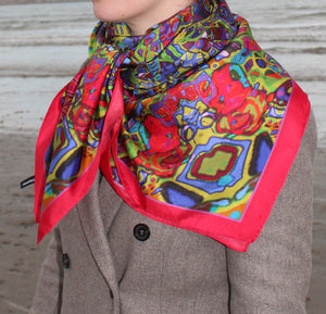 pink-silkscarf-ritawhite-beach-irish designer